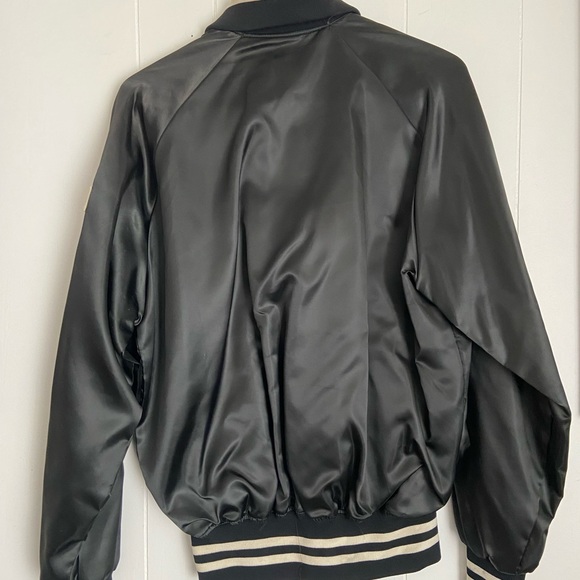 RARE - Vintage 1970s ELVIS IN CONCERT - Black Satin Tour Jacket - EXTRA LARGE - Picture 4 of 7